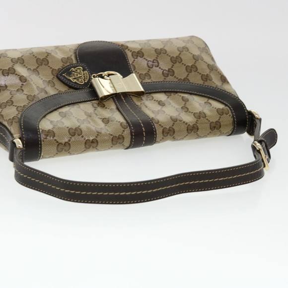 GUCCI GG Canvas Shoulder Bag Coated Canvas Beige 181483 Auth am4265 - Picture 6 of 16